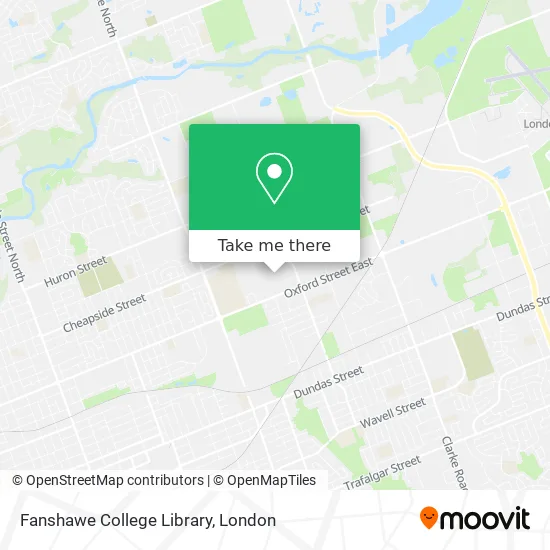 Fanshawe College Library map