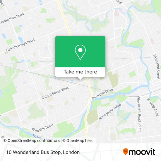 10 Wonderland Bus Stop map