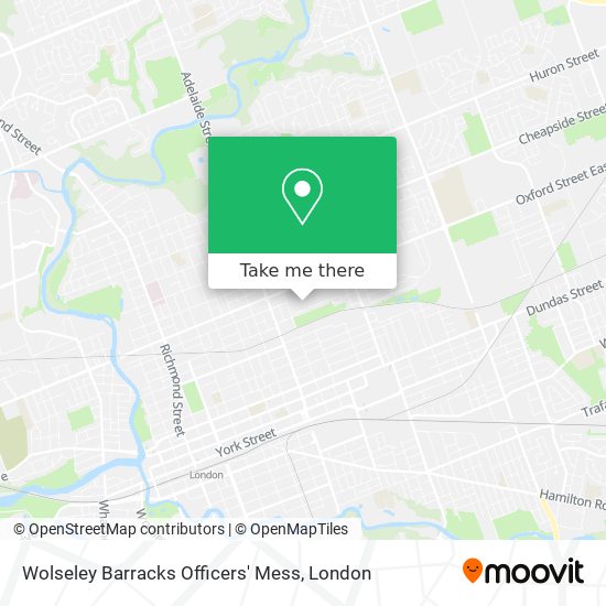 Wolseley Barracks Officers' Mess plan