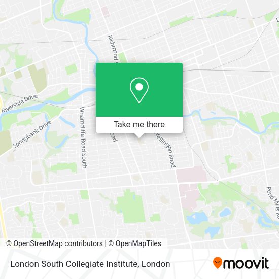 London South Collegiate Institute plan
