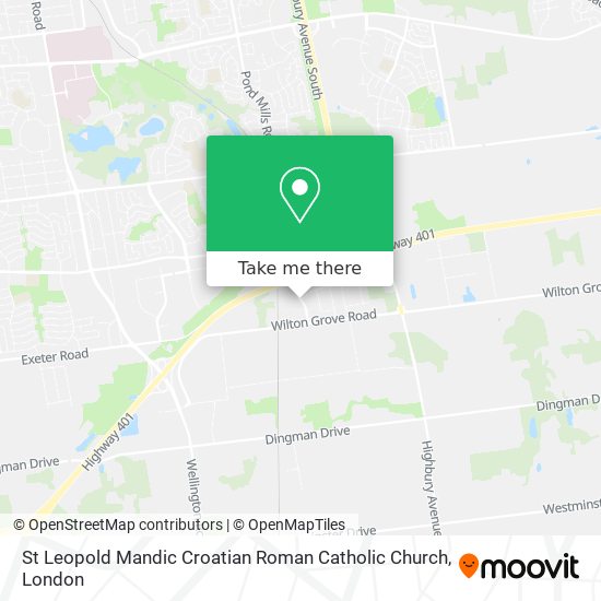 St Leopold Mandic Croatian Roman Catholic Church plan