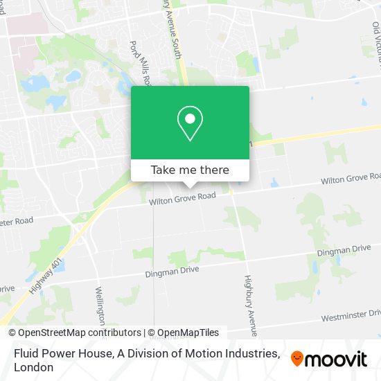 Fluid Power House, A Division of Motion Industries map