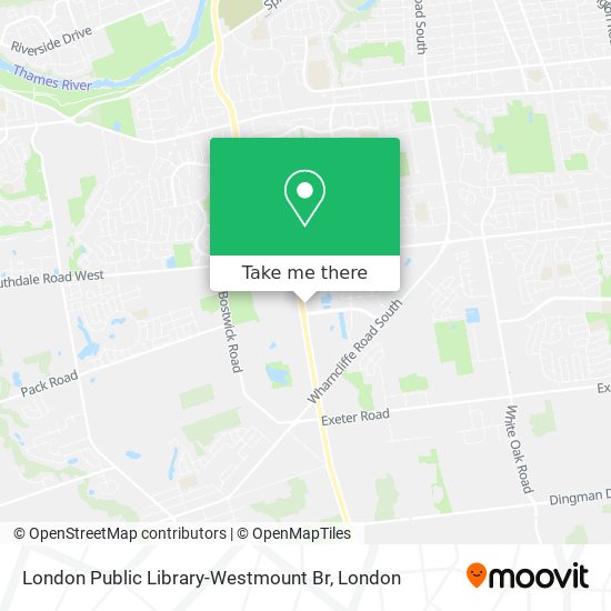 London Public Library-Westmount Br plan