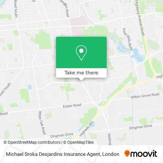 How to get to Michael Sroka Desjardins Insurance Agent in London by Bus?