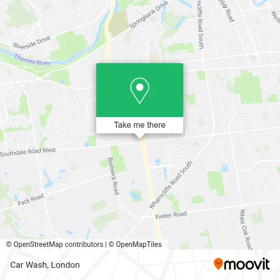 Car Wash map