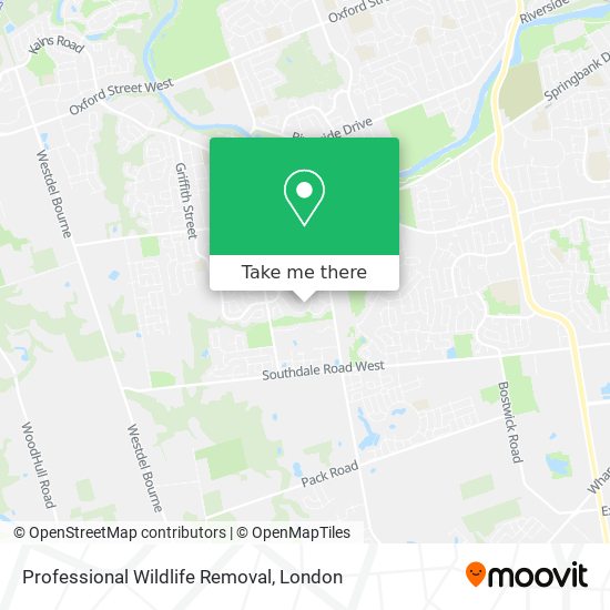 Professional Wildlife Removal map
