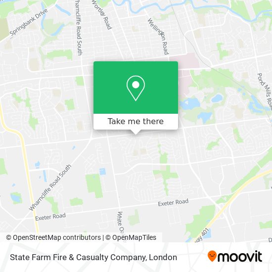 State Farm Fire & Casualty Company map