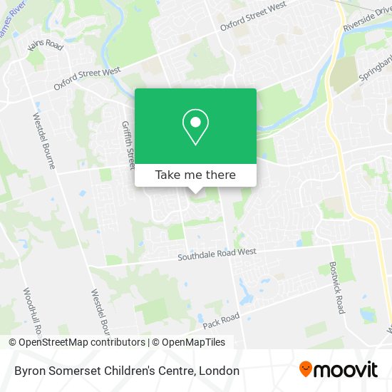 Byron Somerset Children's Centre map
