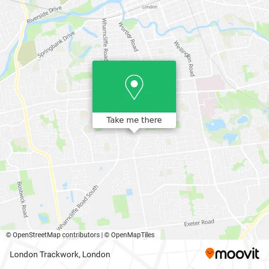 London Trackwork map