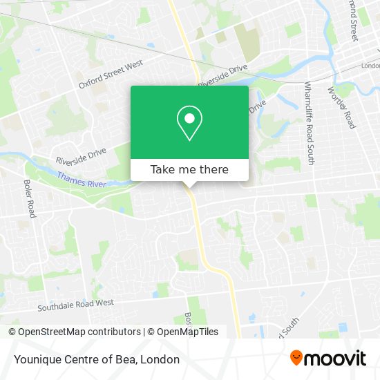 Younique Centre of Bea map