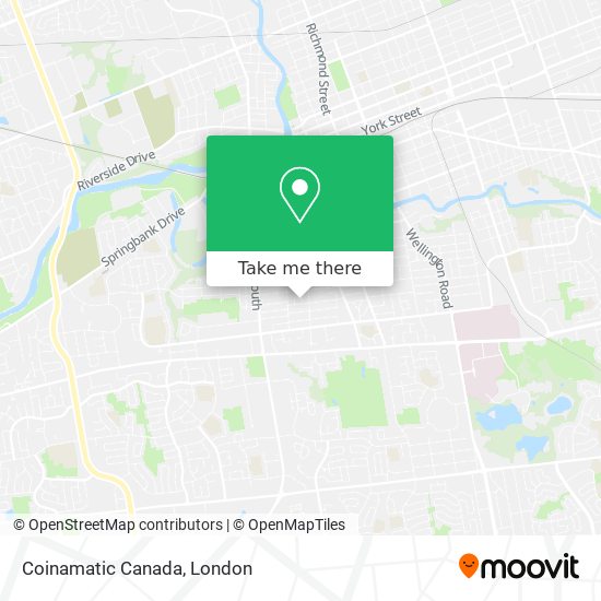 Coinamatic Canada map