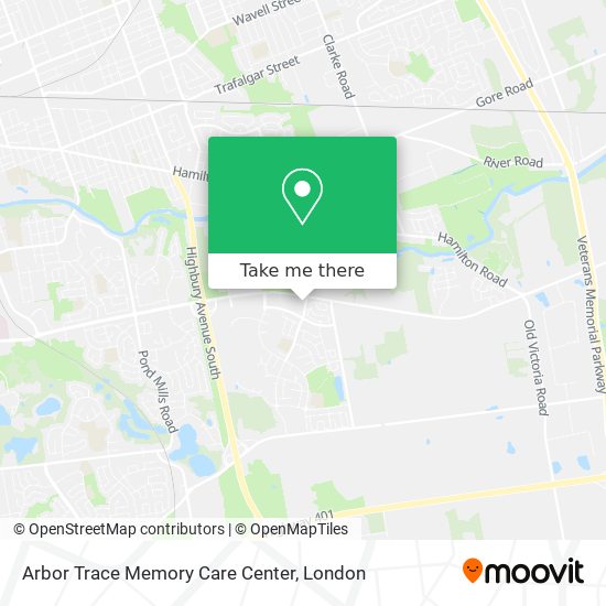 Arbor Trace Memory Care Center map