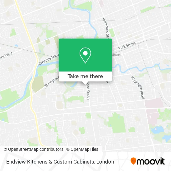 Endview Kitchens & Custom Cabinets map