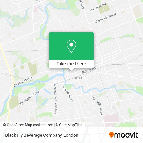 Black Fly Beverage Company map