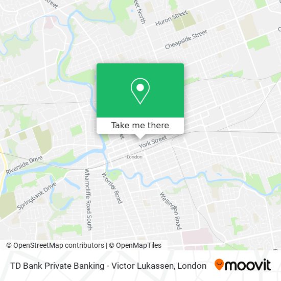 TD Bank Private Banking - Victor Lukassen map
