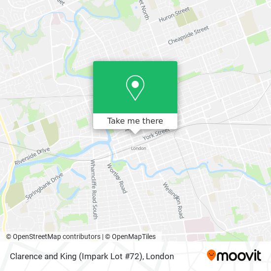 Clarence and King (Impark Lot #72) map