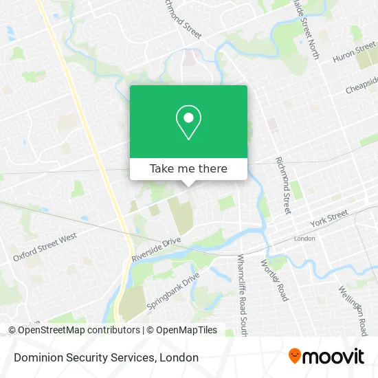 Dominion Security Services map