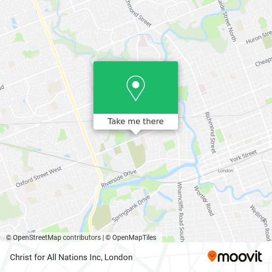 Christ for All Nations Inc map