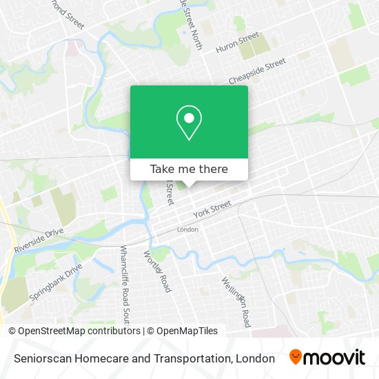 Seniorscan Homecare and Transportation map