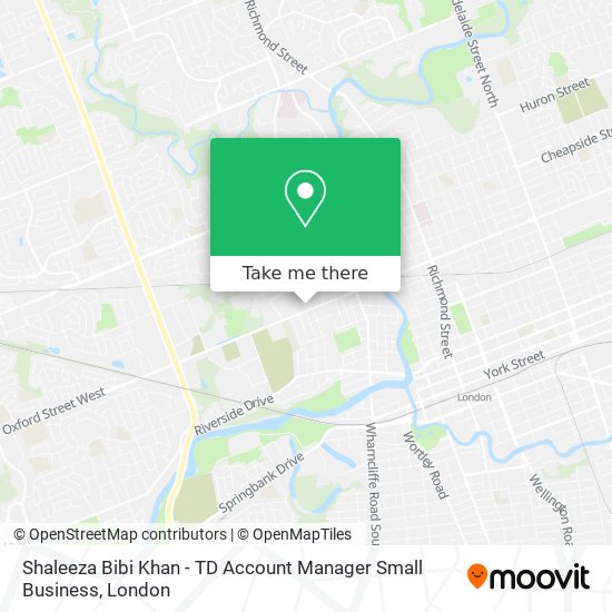 Shaleeza Bibi Khan - TD Account Manager Small Business map