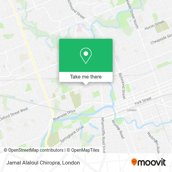 Jamal Alaloul Chiropra map