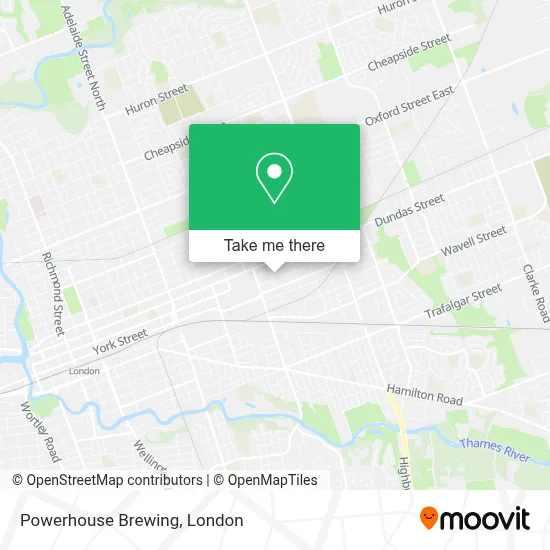 Powerhouse Brewing map