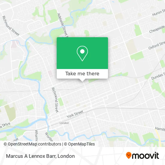 Marcus A Lennox Barr map