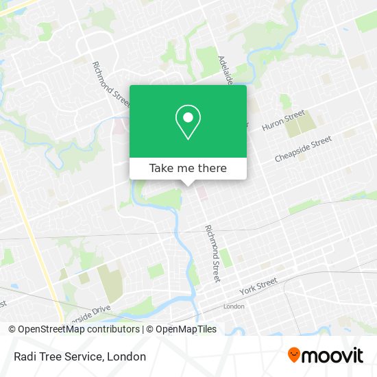 Radi Tree Service map