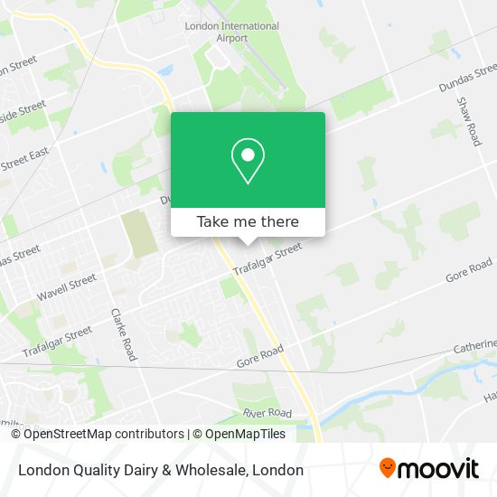 London Quality Dairy & Wholesale map
