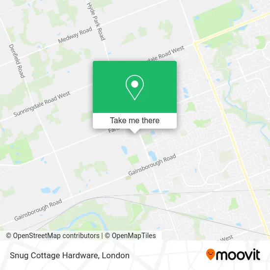 Snug Cottage Hardware map