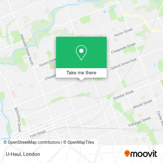 U-Haul map