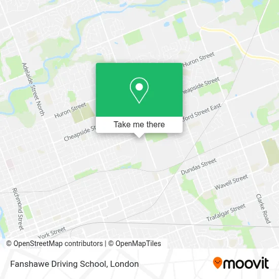 Fanshawe Driving School map