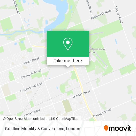Goldline Mobility & Conversions map