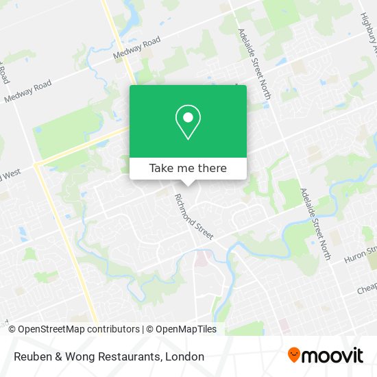 Reuben & Wong Restaurants map