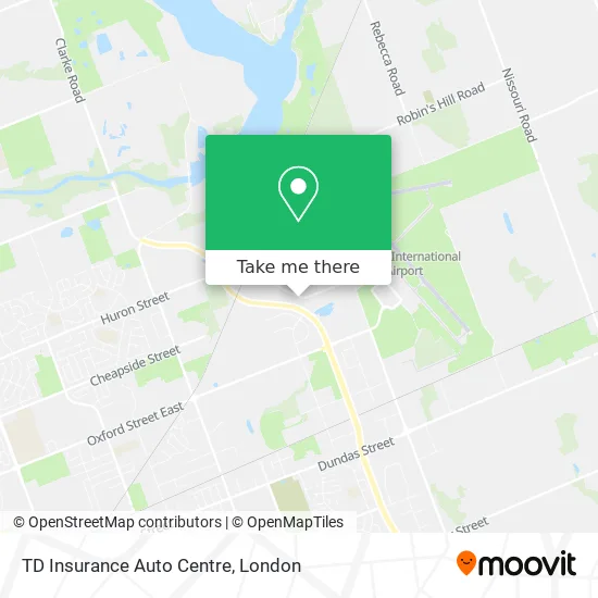 TD Insurance Auto Centre map