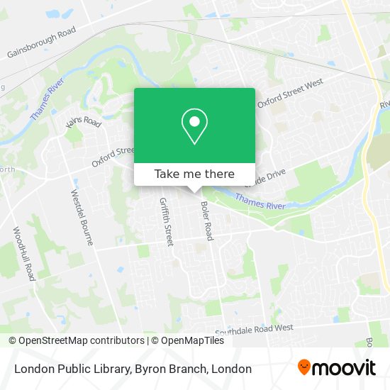 London Public Library, Byron Branch map