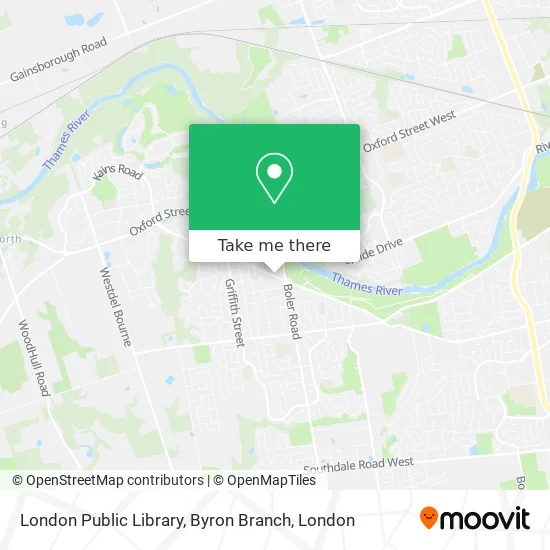 London Public Library, Byron Branch map