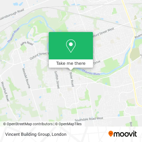 Vincent Building Group map