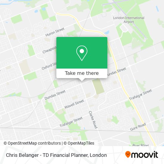 Chris Belanger - TD Financial Planner map