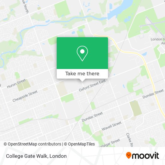 College Gate Walk plan