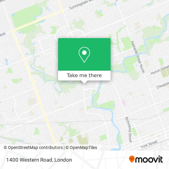 1400 Western Road plan