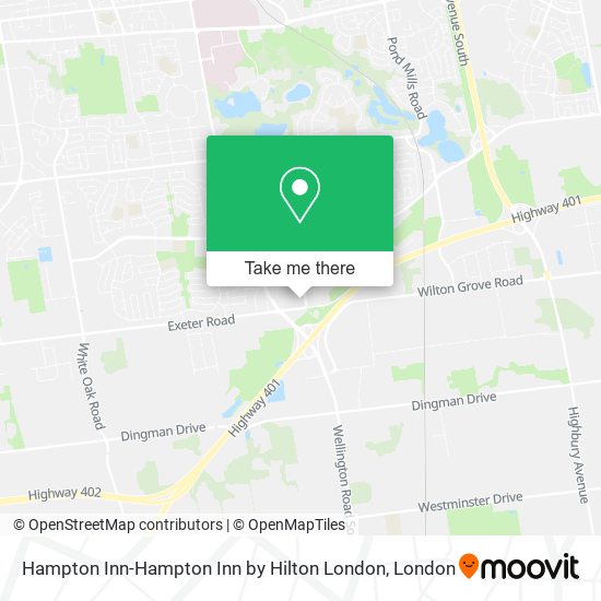 Hampton Inn-Hampton Inn by Hilton London map