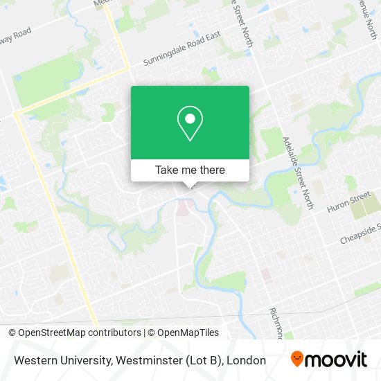 Western University, Westminster (Lot B) plan