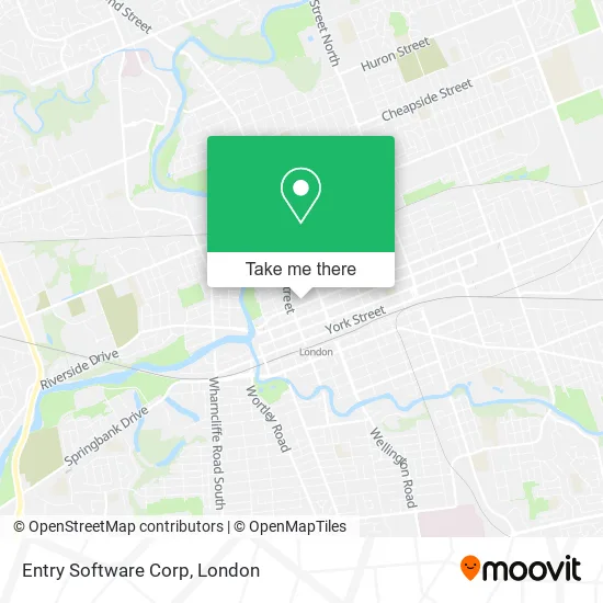 Entry Software Corp map