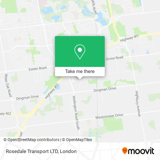Rosedale Transport LTD map