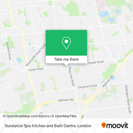 Sundance Spa Kitchen and Bath Centre map
