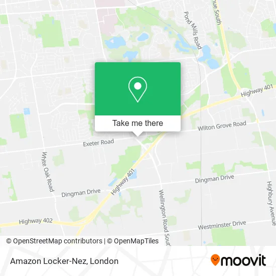 Amazon Locker-Nez map