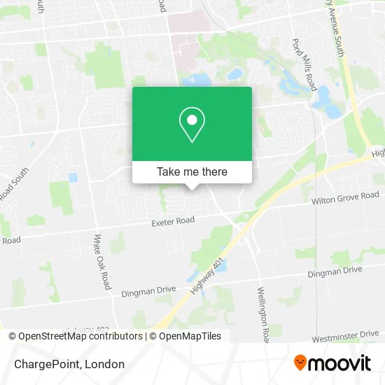 ChargePoint map