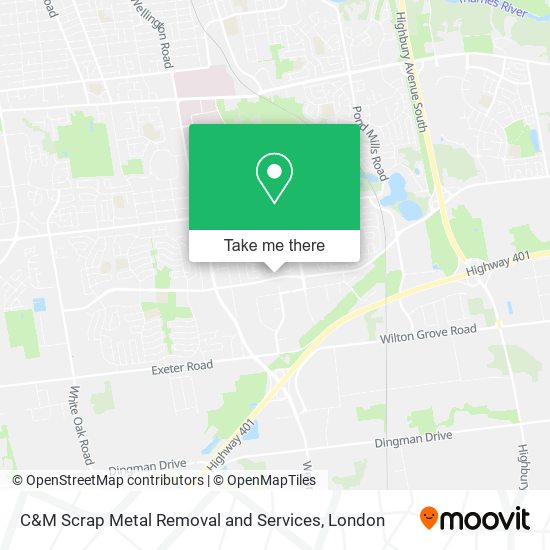 C&M Scrap Metal Removal and Services map