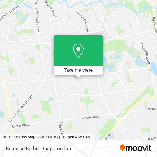 Berenice Barber Shop plan